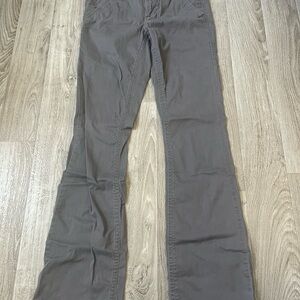 BKE Mollie Bootcut Pants Women’s Size 26XL Gray Casual Stretch Long Leg